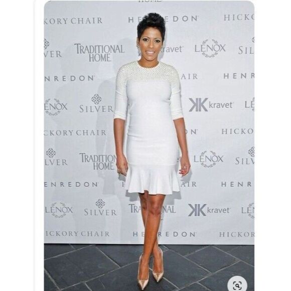 NWT. $2385 ALEXANDER MCQUEEN FAUX PEARL DRESS Sz M - Picture 3 of 16